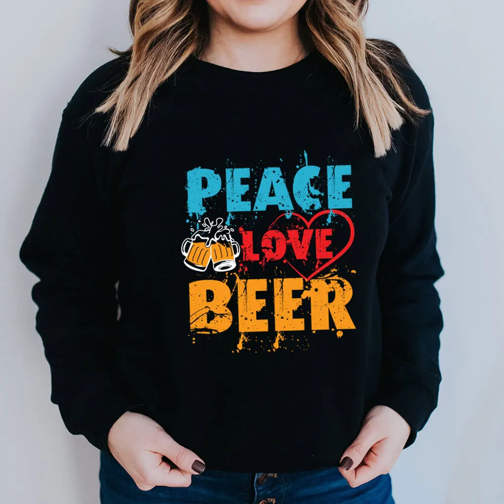 Новинка, 100% хлопковый Женский свитшот Peace Love Beer, повседневный весенний Свитшот унисекс с длинным рукавом, топ для сельской жизни, подарок для нее
Новинка, 100% хлопковый Женский свитшот Peace Love Beer, повседневный весенний Свитшот унисекс с длинным рукавом, топ для сельской жизни, подарок для нее