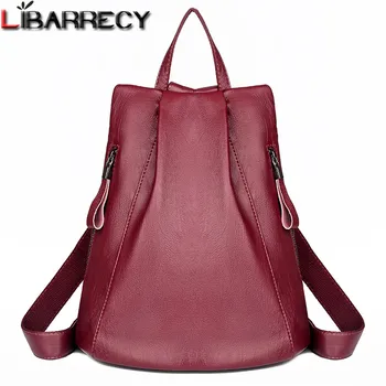 Fashion Travel Backpack Female Leather Women Backpack Luxury School Bookbag for Girls Leisure Shoulder Bags for Women Bucket Bag
Fashion Travel Backpack Female Leather Women Backpack Luxury School Bookbag for Girls Leisure Shoulder Bags for Women Bucket Bag