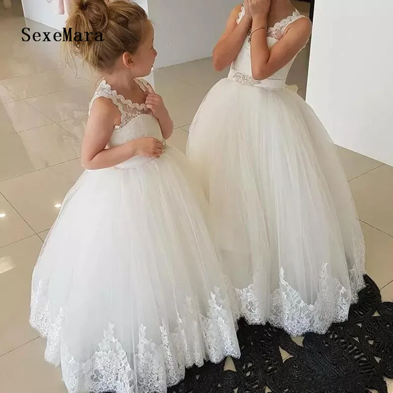 Flower Girl Dresses for Weddings Tulle Lace Holy First Communion Gowns Party Pageant Dress For Girls
Flower Girl Dresses for Weddings Tulle Lace Holy First Communion Gowns Party Pageant Dress For Girls
