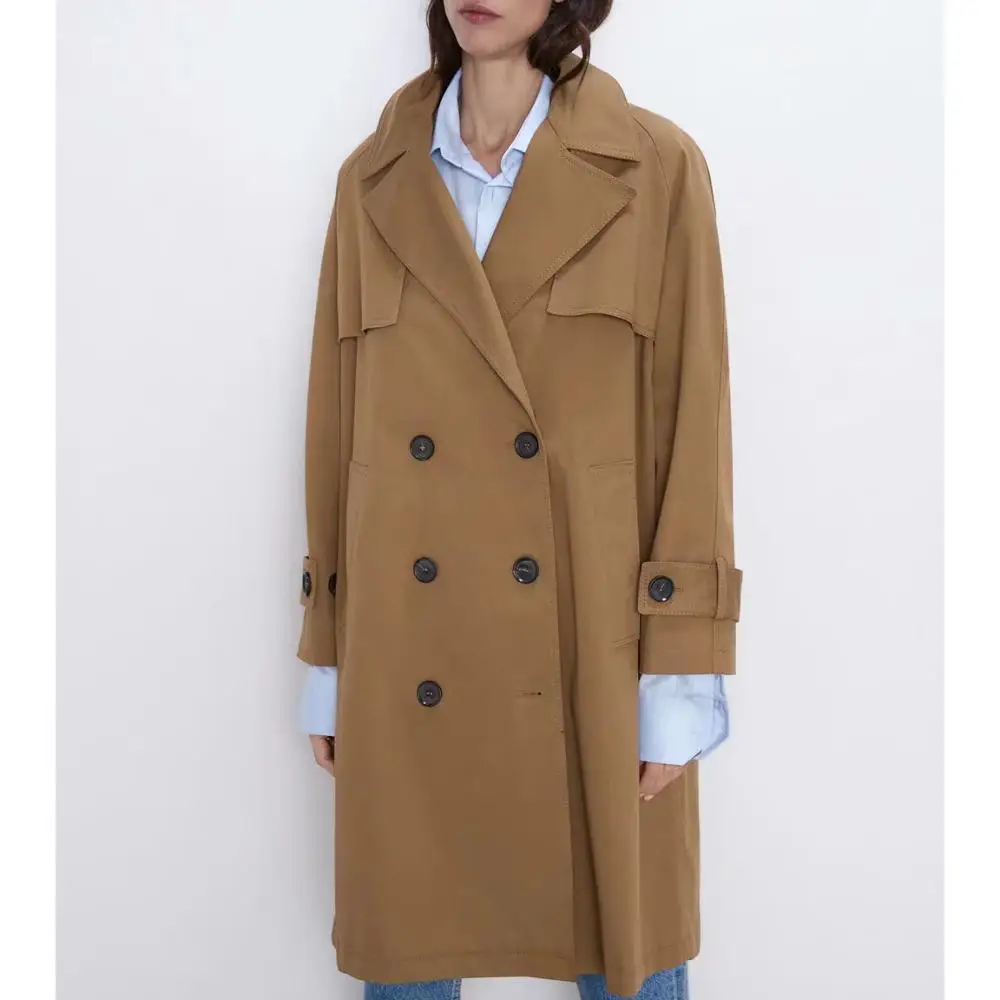 Autumn winter New Women Trench Coat Long Windbreaker Fashion Trend Double-Breasted Slim Long Trench outerwear female
Autumn winter New Women Trench Coat Long Windbreaker Fashion Trend Double-Breasted Slim Long Trench outerwear female