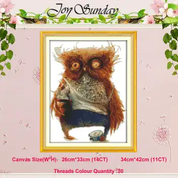 Owl Patterns Counted Cross Stitch DIY 11CT Printed 14CT Cross Stitch Set Chinese Animals Cross-stitch Kits Embroidery Needlework
Owl Patterns Counted Cross Stitch DIY 11CT Printed 14CT Cross Stitch Set Chinese Animals Cross-stitch Kits Embroidery Needlework