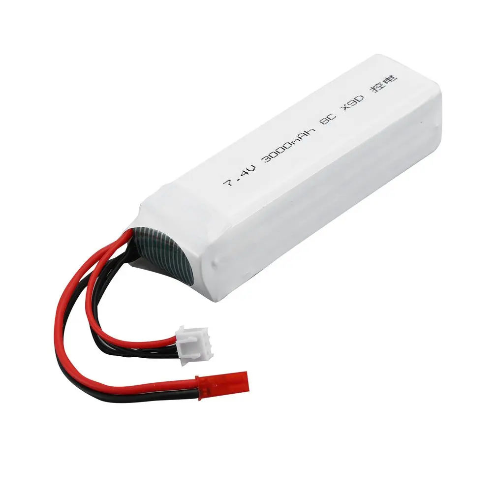 7.4V 3000mAh Rechargeable Remote Control Lithium Battery Transmitter Battery for Frsky X9D RC Models Parts Toys Battery
7.4V 3000mAh Rechargeable Remote Control Lithium Battery Transmitter Battery for Frsky X9D RC Models Parts Toys Battery