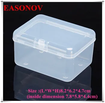 EASONOV 8.2*6.2*4.7cm PP Transparent Rectangular Plastic Box Storage Box Toolbox Parts Box Stationery box 5pcs/lot
EASONOV 8.2*6.2*4.7cm PP Transparent Rectangular Plastic Box Storage Box Toolbox Parts Box Stationery box 5pcs/lot