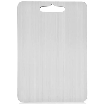 304 Stainless Steel Kitchen Cutting Board Ultra-Thin Stainless Steel Cutting Board Multi-Purpose Cutting Board Suitable for Vege
304 Stainless Steel Kitchen Cutting Board Ultra-Thin Stainless Steel Cutting Board Multi-Purpose Cutting Board Suitable for Vege