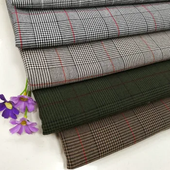 Soft thin Black Fashion Jacquard Plaid Fabric for Jacket Suits, Black Red, Army Green, Coffee, by the Yard 
Soft thin Black Fashion Jacquard Plaid Fabric for Jacket Suits, Black Red, Army Green, Coffee, by the Yard