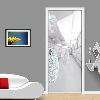 PVC Self-Adhesive Waterproof Door Sticker Modern 3D Stereo Space Wallpaper Living Room Bedroom Door Stickers Home Decor 3D Mural
PVC Self-Adhesive Waterproof Door Sticker Modern 3D Stereo Space Wallpaper Living Room Bedroom Door Stickers Home Decor 3D Mural