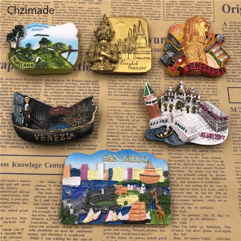 Chzimade Thailand Resin Fridge Magnet Country Landscape Refrigerator Magnets Travel Souvenirs Home Decoration
Chzimade Thailand Resin Fridge Magnet Country Landscape Refrigerator Magnets Travel Souvenirs Home Decoration