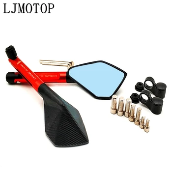 Motorcycle Mirrors Moto Side Rearview Mirrors CNC Aluminum For Honda CB190R VT1100 GROM MSX125 forza 300 CB400SF CBR650R CB650R
Motorcycle Mirrors Moto Side Rearview Mirrors CNC Aluminum For Honda CB190R VT1100 GROM MSX125 forza 300 CB400SF CBR650R CB650R