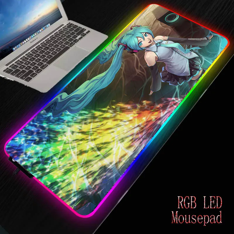 MRGBEST Anime Hatsune Miku Gaming RGB Large Computer Mause Pad XXL Mousepad 900x400 Carpet Keyboard Desk Mat Backlight Mouse Pad
MRGBEST Anime Hatsune Miku Gaming RGB Large Computer Mause Pad XXL Mousepad 900x400 Carpet Keyboard Desk Mat Backlight Mouse Pad