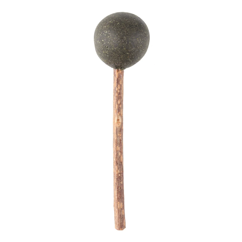 Pet Teeth Cleaning Mint Catnip Toys Chewing Candy Ball Cat Tease Stick Durability Funny Bite Squeak Toys
