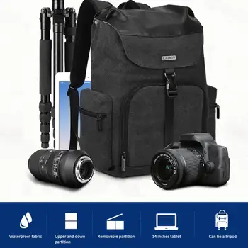 CADEN Multi-function Large Capacity Travel Waterproof Camera Lens Tripod Backpack Photography Accessories Bag Casual Bags
CADEN Multi-function Large Capacity Travel Waterproof Camera Lens Tripod Backpack Photography Accessories Bag Casual Bags