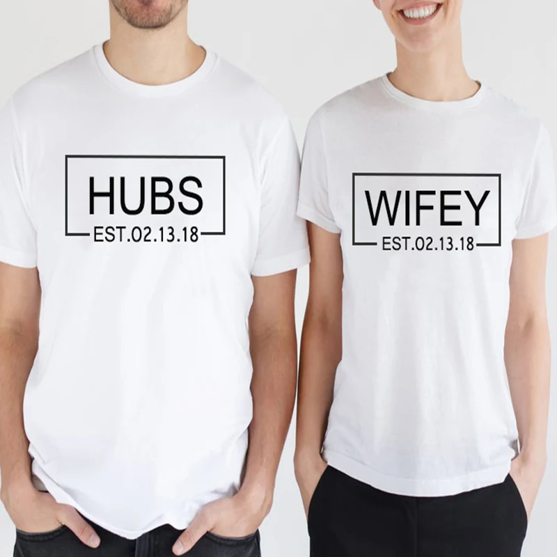 Hubs and Wifey Shirts Honeymoon Tee Just Married Tops Couples Matching 2020 Custom Wedding TShirts Husband and Wife
Hubs and Wifey Shirts Honeymoon Tee Just Married Tops Couples Matching 2020 Custom Wedding TShirts Husband and Wife