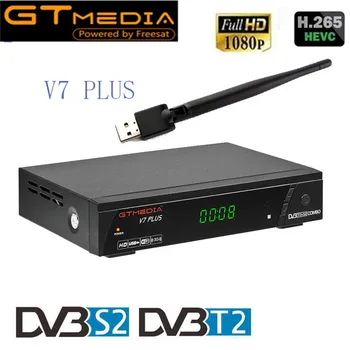 GTMEDIA V7 PLUS DVB-S2 H.265 DVB-T2 Satellite Receiver Decoder Terrestrial HD tv box Wifi Biss vu Converter Receptor 1080P
GTMEDIA V7 PLUS DVB-S2 H.265 DVB-T2 Satellite Receiver Decoder Terrestrial HD tv box Wifi Biss vu Converter Receptor 1080P