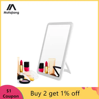 Led Makeup Mirror Touch Screen Vanity Lights 180 Degree Rotation Table Countertop Cosmetics Bathroom Mirror
Led Makeup Mirror Touch Screen Vanity Lights 180 Degree Rotation Table Countertop Cosmetics Bathroom Mirror