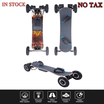 NO TAX ! New Electric Skateboard With Remote Control Off Road E Scooter 1650W*2 Motor 40km/h Type Battery Electric Scooter LWT
NO TAX ! New Electric Skateboard With Remote Control Off Road E Scooter 1650W*2 Motor 40km/h Type Battery Electric Scooter LWT