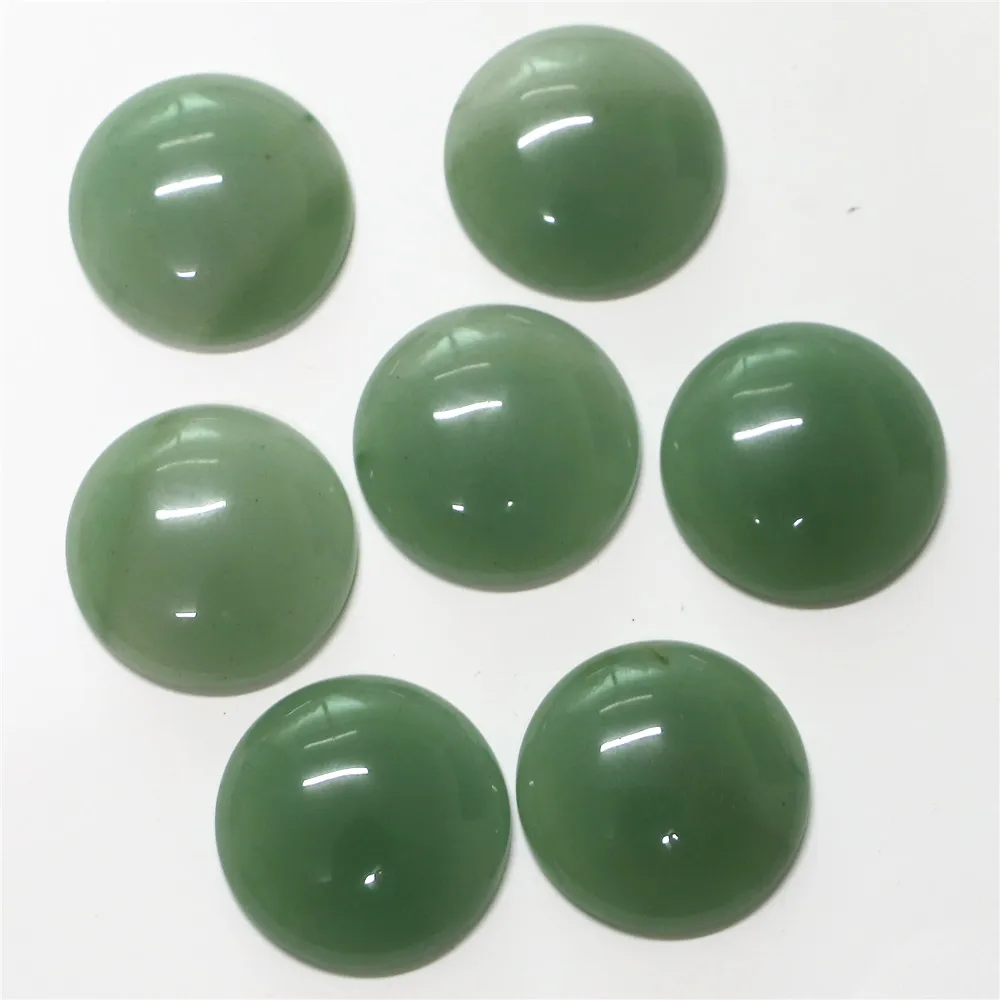 Natural stone ring high quality natural green Aventurine round cabochon beads 30mm, free jewelry accessories
Natural stone ring high quality natural green Aventurine round cabochon beads 30mm, free jewelry accessories
