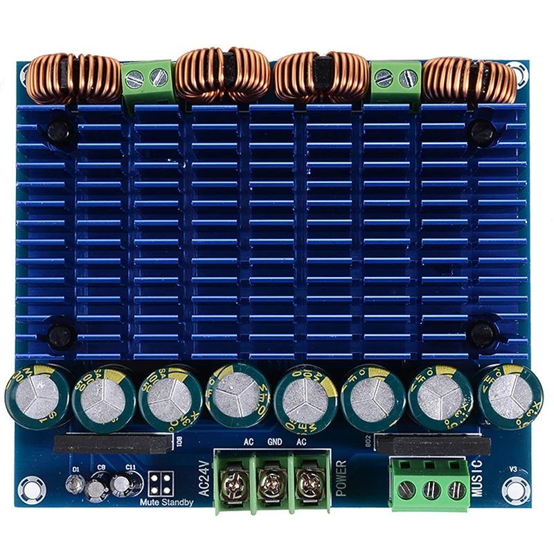 1pc TDA8954TH High Power Digital Speaker Amplifier Module Stereo Dual Chip 2x420W DC 24V Amplifier Board XH-M252 For Audio
1pc TDA8954TH High Power Digital Speaker Amplifier Module Stereo Dual Chip 2x420W DC 24V Amplifier Board XH-M252 For Audio