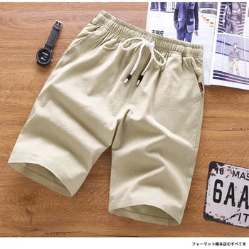 Men's shorts 2020 Men's Fashion Casual Summer Linen Elastic Drawstring Waistband Beach Shorts New Loose Slim Fit Sports Shorts
Men's shorts 2020 Men's Fashion Casual Summer Linen Elastic Drawstring Waistband Beach Shorts New Loose Slim Fit Sports Shorts