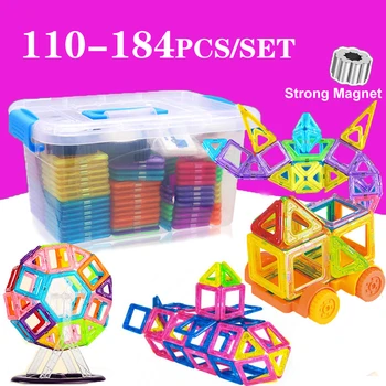 110-184pcs Mini Size Magnetic Blocks Magnet Designer Construction Building Blocks Bricks Magnetic Toys For Children Gifts 
110-184pcs Mini Size Magnetic Blocks Magnet Designer Construction Building Blocks Bricks Magnetic Toys For Children Gifts