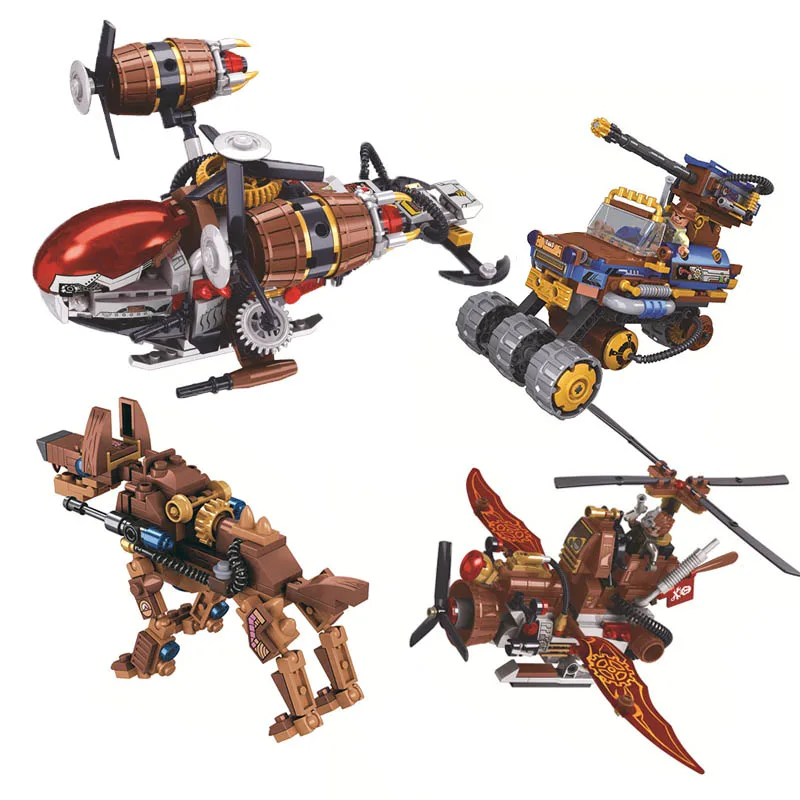 Steam Series Kirov Airship Mechanical Chariot Pirate Helicopter Building Blocks Model Sets Bricks Classic For Children Toys Gift
Steam Series Kirov Airship Mechanical Chariot Pirate Helicopter Building Blocks Model Sets Bricks Classic For Children Toys Gift