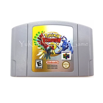 PokemonStadium2 64 Bit Video Game Cartridge Card for Nintendo 64 Console English Language EUR PAL Version
PokemonStadium2 64 Bit Video Game Cartridge Card for Nintendo 64 Console English Language EUR PAL Version