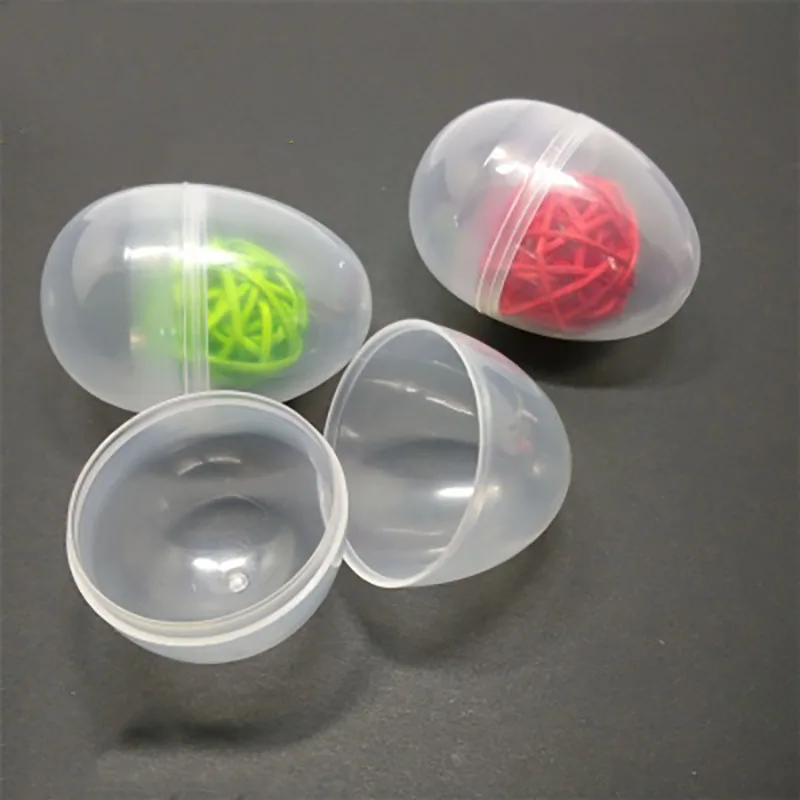 100pcs 40X59mm Clear Plastic Easter Eggs Plastic Capsules Party Easter Gift Package Egg Ball Packing
100pcs 40X59mm Clear Plastic Easter Eggs Plastic Capsules Party Easter Gift Package Egg Ball Packing