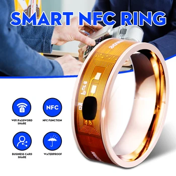 New Desig Smart Ring NFC ID Card Multifunctional Waterproof Intelligent Magic Smart Wear Finger Digital Ring for NFC Cellphone
New Desig Smart Ring NFC ID Card Multifunctional Waterproof Intelligent Magic Smart Wear Finger Digital Ring for NFC Cellphone