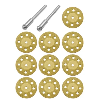 Newest 10 Pcs Diamond Cutting Disc with 2 Arbor Shafts for Gemstones Glass Concrete Brick
Newest 10 Pcs Diamond Cutting Disc with 2 Arbor Shafts for Gemstones Glass Concrete Brick