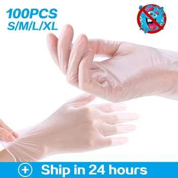 100PCS Protection Safety Guantes virus Disposable Gloves S M L XL Size Food Dishwashing Gloves For Women Medical Anti infecton 
100PCS Protection Safety Guantes virus Disposable Gloves S M L XL Size Food Dishwashing Gloves For Women Medical Anti infecton