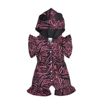 Pudcoco Newborn Baby Girl Clothes Zebra Print Short Sleeve Button Hooded Romper Jumpsuit One-Piece Outfit Sunsuit Clothes
Pudcoco Newborn Baby Girl Clothes Zebra Print Short Sleeve Button Hooded Romper Jumpsuit One-Piece Outfit Sunsuit Clothes