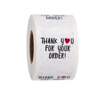 500pcs/roll Round Thank You for Your Order Heart Sticker Handmade Seal Labels Scrapbooking Decor
500pcs/roll Round Thank You for Your Order Heart Sticker Handmade Seal Labels Scrapbooking Decor