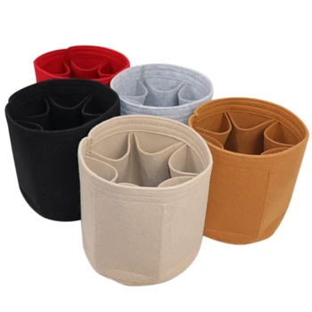Felt Cloth Barrel Desktop Storage Fits in Insert Multi-Pockets Cosmetic Bags Storage and Belongings Organizer
Felt Cloth Barrel Desktop Storage Fits in Insert Multi-Pockets Cosmetic Bags Storage and Belongings Organizer