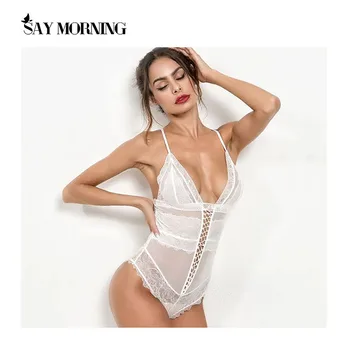 SAY MORNING High Quality Deep V Neck Lace Bodysuit Comfort Breathable One Piece Sexy Lingerie
SAY MORNING High Quality Deep V Neck Lace Bodysuit Comfort Breathable One Piece Sexy Lingerie
