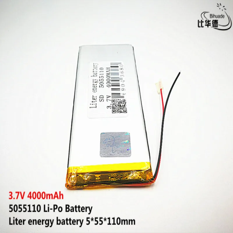 2pcs Liter energy battery Good Qulity 3.7V,4000mAH 5055110 Polymer lithium ion / Li-ion battery for tablet pc BANK,GPS,mp3,mp4
2pcs Liter energy battery Good Qulity 3.7V,4000mAH 5055110 Polymer lithium ion / Li-ion battery for tablet pc BANK,GPS,mp3,mp4