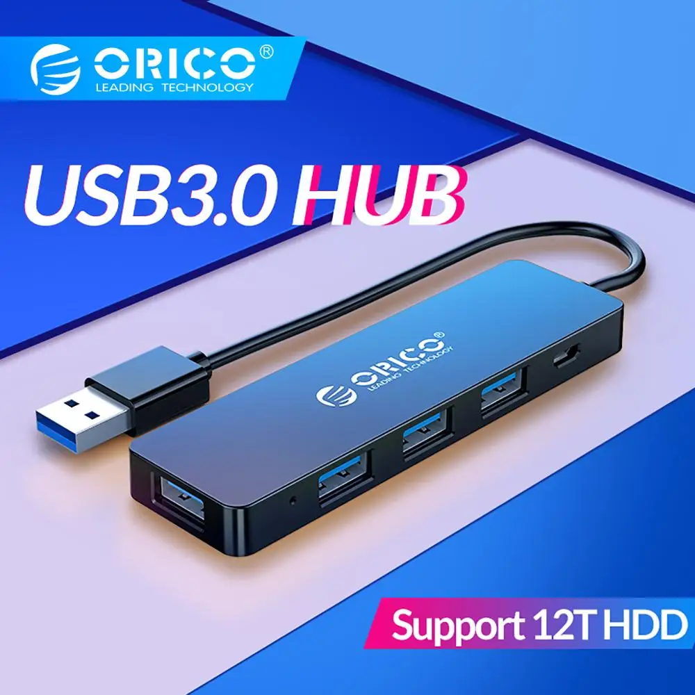 ORICO 3.0 USB Hubs With Power Supply Interface 4 Port USB Splitter OTG Adapter Support 5Gbps 12TB HDD For PC Computer Laptop
ORICO 3.0 USB Hubs With Power Supply Interface 4 Port USB Splitter OTG Adapter Support 5Gbps 12TB HDD For PC Computer Laptop