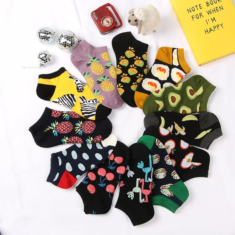 Creative Fashion Harajuku Funny Socks Women Cute Pattern Skarpetki Ship Socks Lovely Cartoon Fruit Calcetines avocado Mujer
Creative Fashion Harajuku Funny Socks Women Cute Pattern Skarpetki Ship Socks Lovely Cartoon Fruit Calcetines avocado Mujer