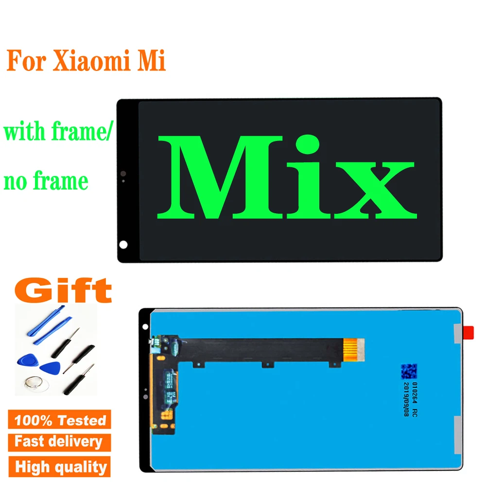6.4 Inch LCD Replacement For Xiaomi Mi Mix LCD Display Touch Screen Digitizer Frame Assembly Set For Mi Mix Pro 18k Version
6.4 Inch LCD Replacement For Xiaomi Mi Mix LCD Display Touch Screen Digitizer Frame Assembly Set For Mi Mix Pro 18k Version