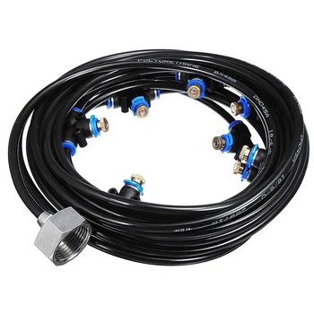 Water Spray Kit Water Fog Garden Nebulizer Outdoor Misting System Water Mist for Greenhouse Garden Patio Watering Irrigation 
Water Spray Kit Water Fog Garden Nebulizer Outdoor Misting System Water Mist for Greenhouse Garden Patio Watering Irrigation