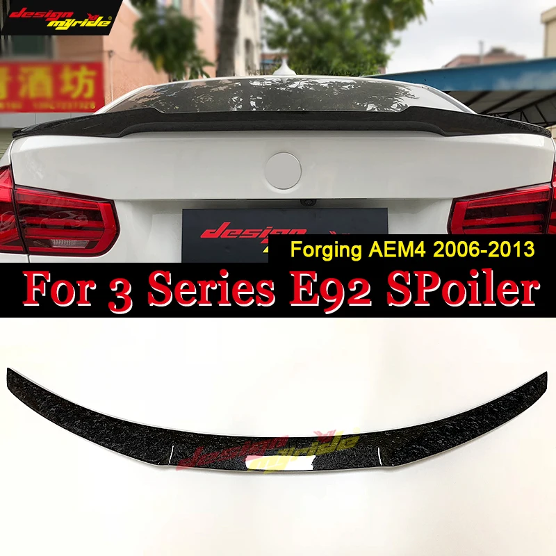 E92 Rear Spoiler Tail M4 Style Forging Carbon For BMW 320i 323i 325i 328i 330 335i 2-Door Hard top Rear Trunk Spoiler Wing 06-13
E92 Rear Spoiler Tail M4 Style Forging Carbon For BMW 320i 323i 325i 328i 330 335i 2-Door Hard top Rear Trunk Spoiler Wing 06-13