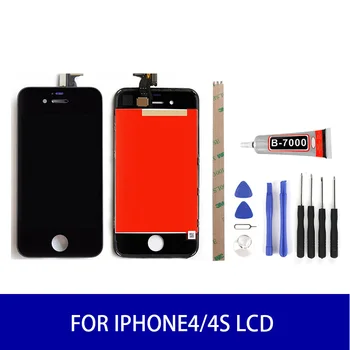 For Iphone4/4S LCD Touch Panel Glass Sensor Digitizer Assembly Screen Replacement Parts Mobile Screen Black White High Quality
For Iphone4/4S LCD Touch Panel Glass Sensor Digitizer Assembly Screen Replacement Parts Mobile Screen Black White High Quality
