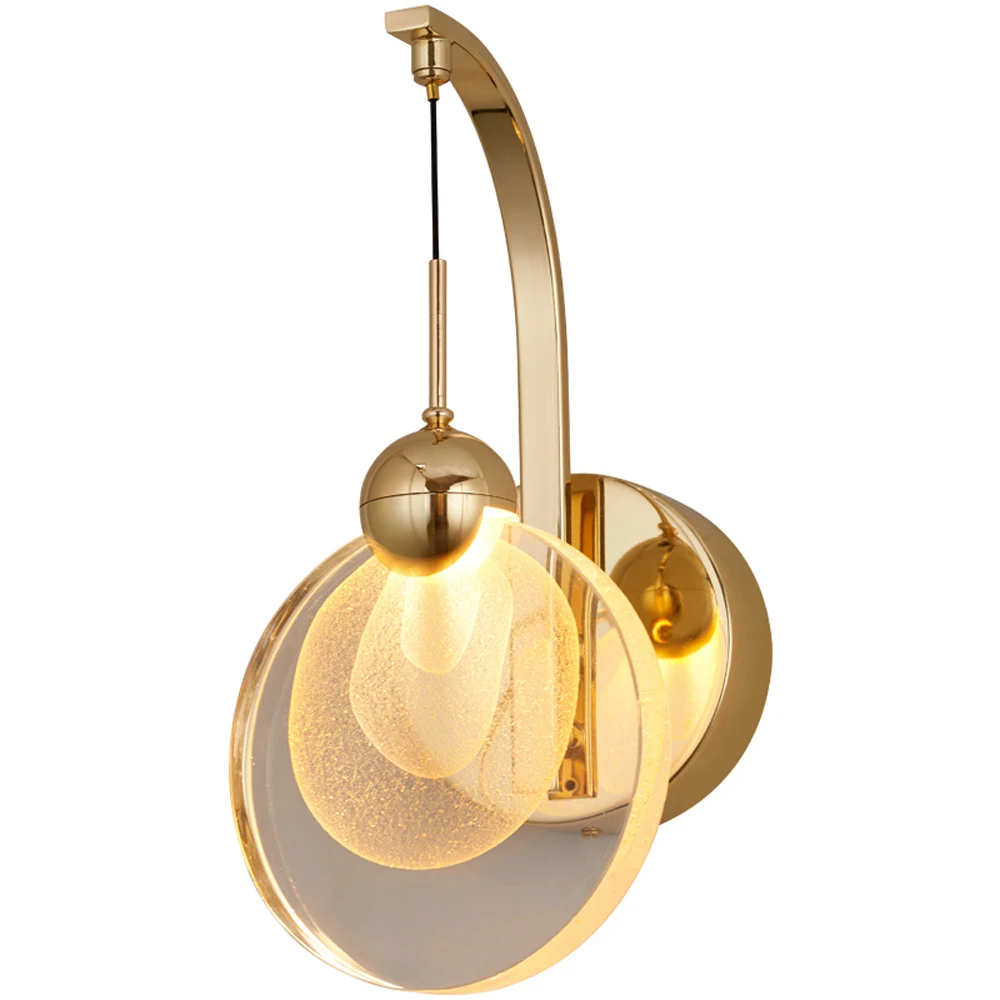 Modern Simple Led Wall Lamp Bedroom Bedside Wall Light Nordic Study Aisle Bathroom Mirror Lights Crystal Sconce Gold
Modern Simple Led Wall Lamp Bedroom Bedside Wall Light Nordic Study Aisle Bathroom Mirror Lights Crystal Sconce Gold