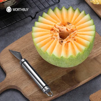 Maiyuansu Creative Fruit Vegetable Carving Knife Stainless Steel Melon Carving Knife Multifunctional DIY Cutter Kitchen Tools
Maiyuansu Creative Fruit Vegetable Carving Knife Stainless Steel Melon Carving Knife Multifunctional DIY Cutter Kitchen Tools