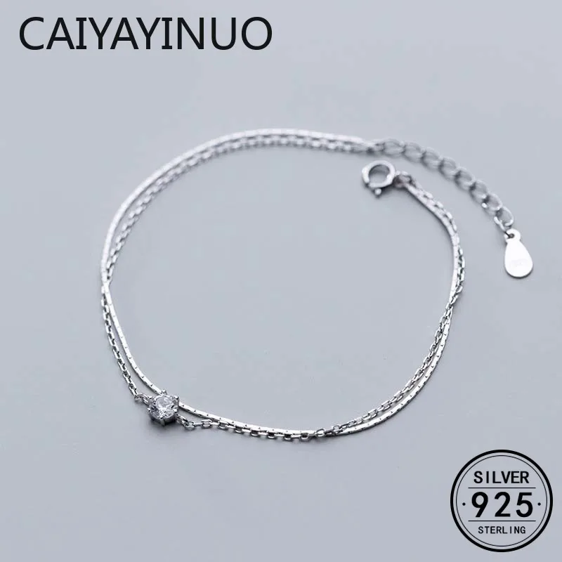 NAIYAYINUO 1PC 4.5mm Authentic REAL. 925 Sterling Silver White Zirconia AAA+ Solitaire chain Bracelet
NAIYAYINUO 1PC 4.5mm Authentic REAL. 925 Sterling Silver White Zirconia AAA+ Solitaire chain Bracelet