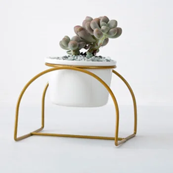 Home Decor Macetas Decorativas Simple Round Basin Arched Iron Frame Flower Pot Garden Set Flower Pot With Frame
Home Decor Macetas Decorativas Simple Round Basin Arched Iron Frame Flower Pot Garden Set Flower Pot With Frame
