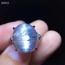 Natural Brookite Silver Rutilated Quartz Adjustable Ring 15.5/13.2mm Oval Crystal 925 Sterling Silver Wealthy Ring AAAAAA
Natural Brookite Silver Rutilated Quartz Adjustable Ring 15.5/13.2mm Oval Crystal 925 Sterling Silver Wealthy Ring AAAAAA