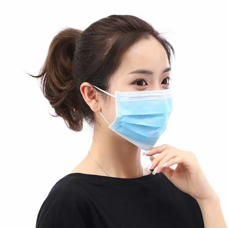 50pcs Anti-dust Mouth Nose Coronavirus mouth face Masks Three-layer Filter Protection Masks Unisex masque Disposable Non-Woven
50pcs Anti-dust Mouth Nose Coronavirus mouth face Masks Three-layer Filter Protection Masks Unisex masque Disposable Non-Woven