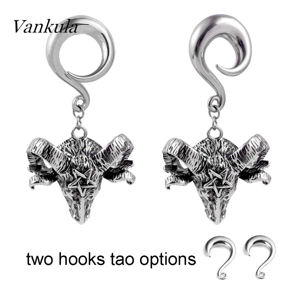 Vankula 2PCS New Arrival Ear Plug Tunnels OX Ear Weights Stainless Steel Hook Ear Piercing Hangers Body Jewelry 4mm 6mm 8mm
Vankula 2PCS New Arrival Ear Plug Tunnels OX Ear Weights Stainless Steel Hook Ear Piercing Hangers Body Jewelry 4mm 6mm 8mm