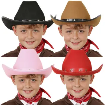 CHILDS STUDDED COWBOY HAT WILD WEST KIDS BLACK BROWN PINK RED WESTERN COWGIRL FANCY DRESS STETSON
CHILDS STUDDED COWBOY HAT WILD WEST KIDS BLACK BROWN PINK RED WESTERN COWGIRL FANCY DRESS STETSON