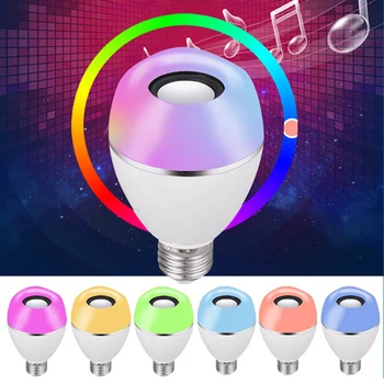 APP Control Living Room Color Changing Party Home RGB Dimmable LED Smart Light Bulb With Bluetooth Speaker E27 Restaurant Bar
APP Control Living Room Color Changing Party Home RGB Dimmable LED Smart Light Bulb With Bluetooth Speaker E27 Restaurant Bar