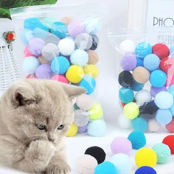 30/70 Pcs/lot Multicolored Elastic Plush Balls Pet Durable Bite Resistant Molar Teeth Cleaning Toy For Dogs And Cats
30/70 Pcs/lot Multicolored Elastic Plush Balls Pet Durable Bite Resistant Molar Teeth Cleaning Toy For Dogs And Cats
